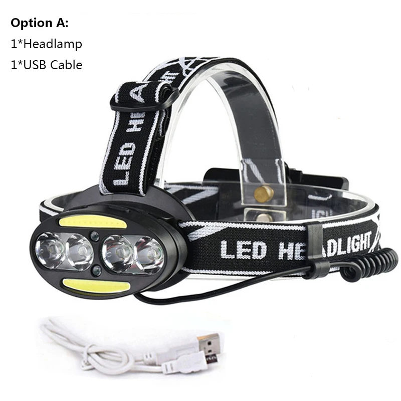 High power T6 LED Headlamp Headlight Flashlight Head Torch Fishing Lamp 100000LM