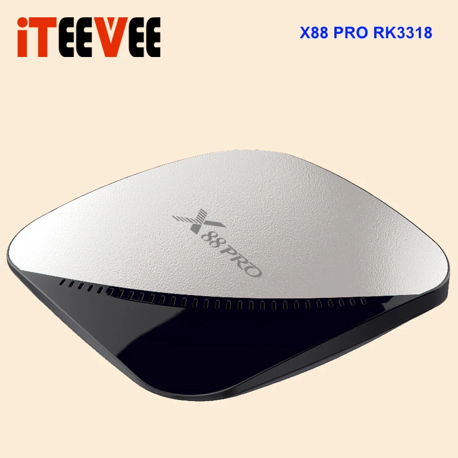 X88 PRO Smart tv Box Android 9,0 4K Rockchip RK3318 Четырехъядерный 4 Гб 64 Гб 2,4 г/5 г Wi-Fi Смарт ТВ-бокс 2 Гб 16 Гб медиаплеер 50 шт