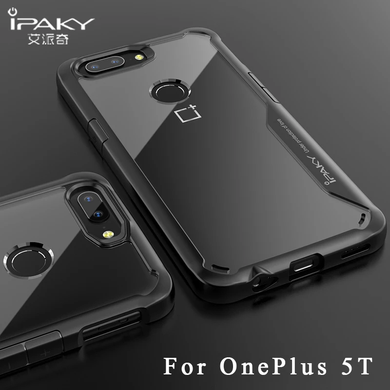 

ipaky OnePlus 5T Case For One plus 5T Case Cover One Plus 5 T Case Silicone Slim Transparent Coque For Oneplus 5 T Phone Cases