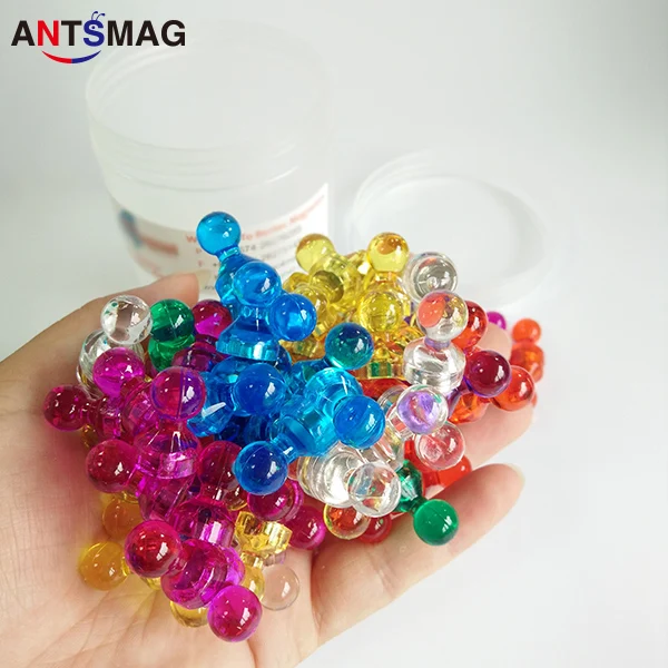 

Push Pin Magnets 100 Refrigerator Magnets for Crafts Office Whiteboard Kids School Deluxe Multi-Use Strong Neodymium Magnet