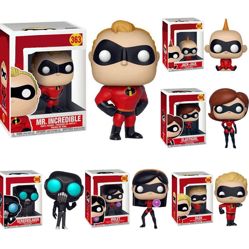 The Incredibles 2 FUNKU POP toys  (2)