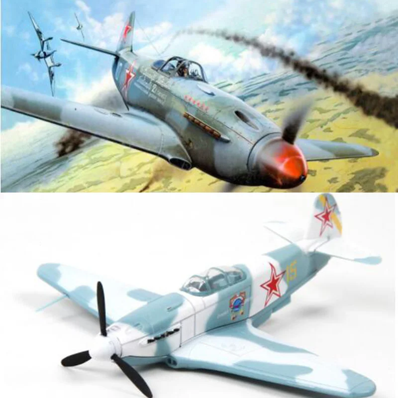 

1/72 scale Yakovlev Yak-3 World War II Soviet Union Navy Army fighter aircraft airplane models adult children toys military