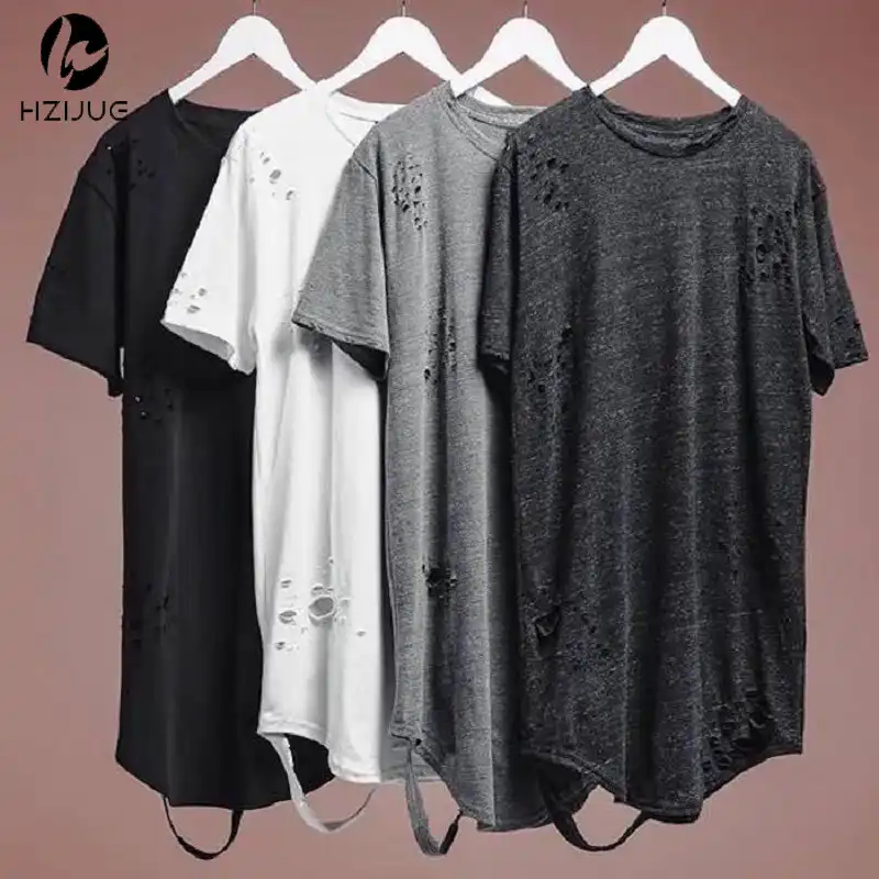 plain distressed t shirts