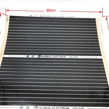 25 см X 80 см 50 см X 80 см углеродное волокно нагревательная пленка для домашних животных Ватерлоо теплый пол