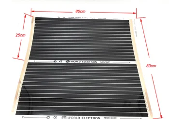 

25CM X 80CM 50CM X 80CM Carbon Fiber Heating Film for Pet Waterloo Warm Floor