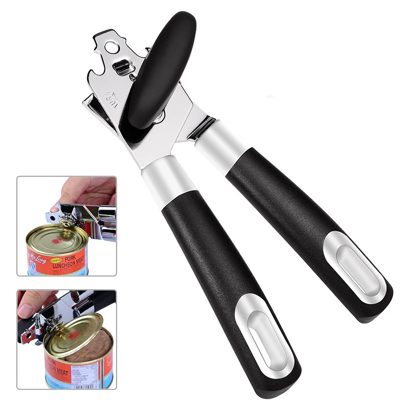 Professional Strong Heavy Duty Chrome Can Opener Top lid Stainless