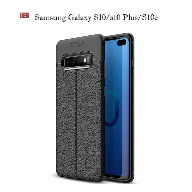 

Ultra Thin Luxury Leather case for Samsung Galaxy S10e Case Funda Back Cover for Samsung S10 Plus Case 360 Shockproof Soft Capa
