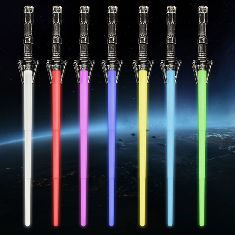 

1Pcs 2-in-1 LED Light Up Lasers Swords FX Doubles Bladeds Dualing Sabers For Cosplay Funny