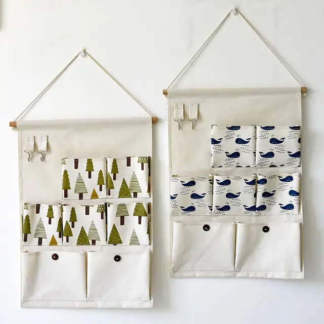 Vintage Waterproof Hanging Wall Pocket Storage Bags With Pockets Vintage Waterproof Hanging Wall Pocket Storage Bags With Pockets Organizer Collection Z Case Free