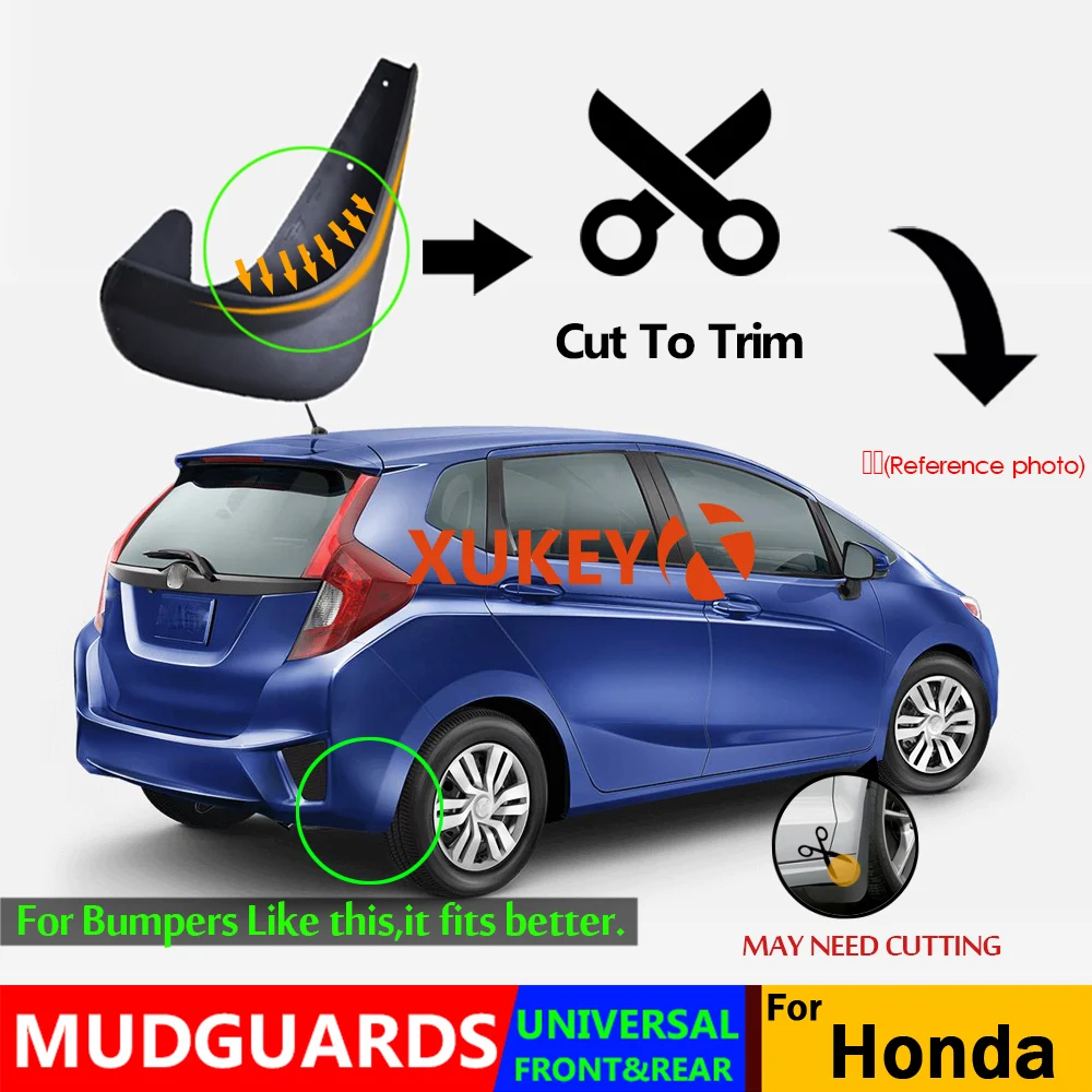 Универсальные Брызговики для Honda Brio DD1 DD2 City Fit Jazz Freed Beat Accord Beat Capa Logo Zest