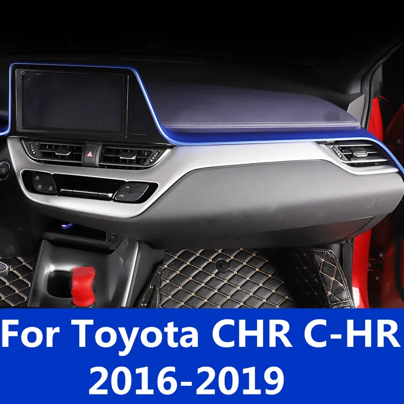 Для Toyota CHR C HR 2016 2019 Средний контрольный декоративный полоса внутри автомобиля