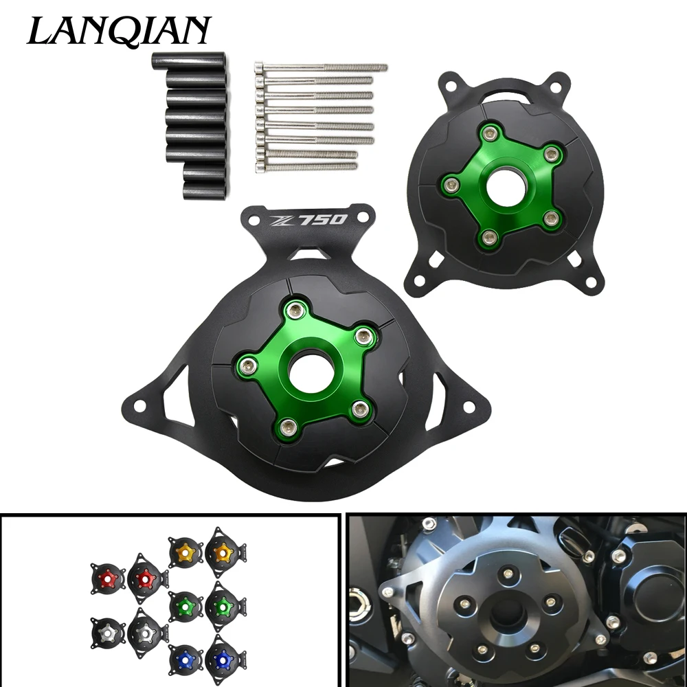 

Motorcycle Engine Stator Cover Engine Guard Protection Side Shield Protector For kawasaki z750 2008 2008 2009 2010 2011-2016 16