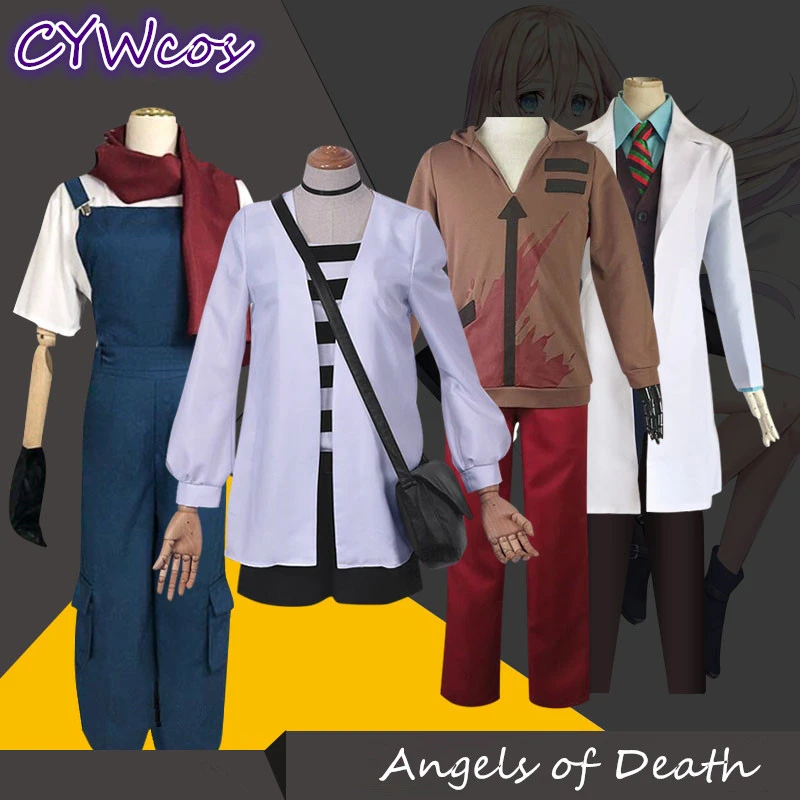 

Anime Cosplay Angels of Death Rachel Gardner Isaac Foster Daniel Dickens Edward Mason Cosplay Costume Uniforms Daily Suits