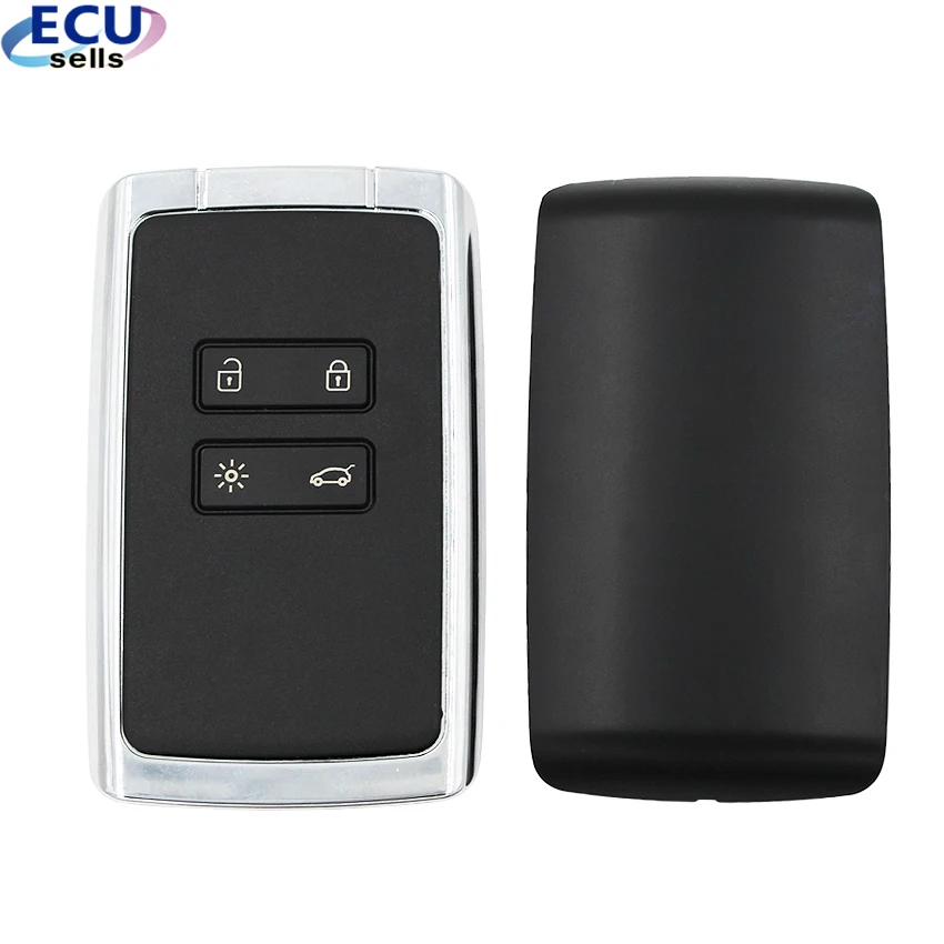 

4 Button smart key shell for RENAULT Koleos Kadjar Remote Smart Key Fob shell