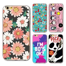 3D Живопись Сотовый Телефон Защитный Чехол Для IPhone 6 6 плюс 6 s 7 7 s 7 Плюс Случай 3D Мультфильм Личность Цветок Телефон ПК Жесткий случае