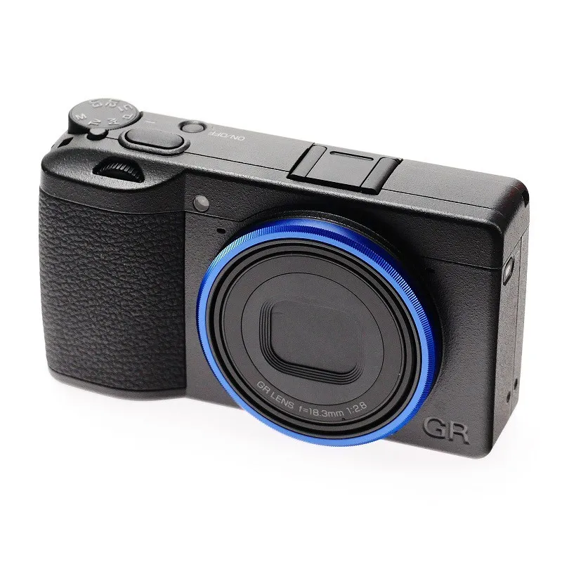 LIMITED EDITION Metal Original Blue Lens Ring fit for Ricoh GR /GR II/GR2 Camera LIMITED EDITION Metal Original Blue Lens Ring fit for Ricoh GR /GR II/GR2 Camera