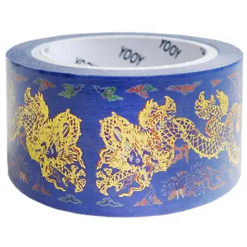 

Super Cool Golden Printed Chinese Dragon Tatoo Theme Masking Tape 25mm*10M