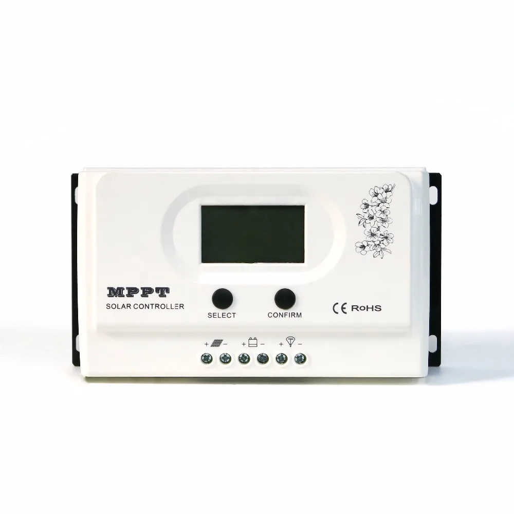 

Wiser 30A MPPT solar charge controller 12V/24V auto recognition Max. DC150V PV input with RS232 and 5V USB interfaces