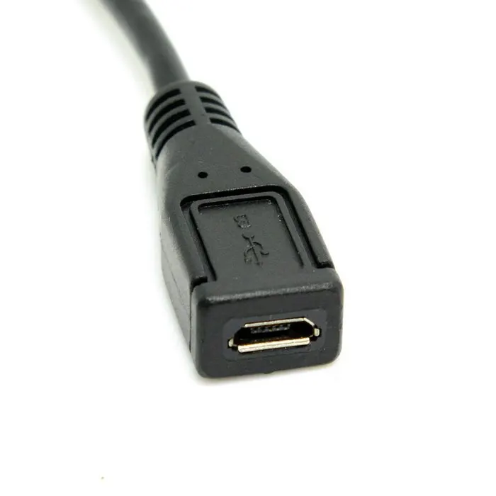 100 шт вверх направление 90 градусов Угловой Micro USB 2 0 5Pin папа к женскому