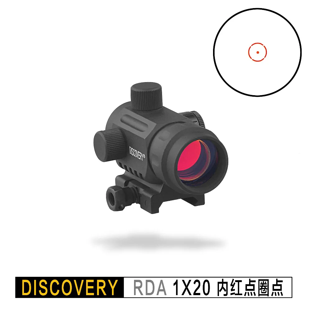 Discovery red dot RDA 1X20 голографический оптический прицел Тактический airsoft оптика Fit Пикатинни 20 мм Rail