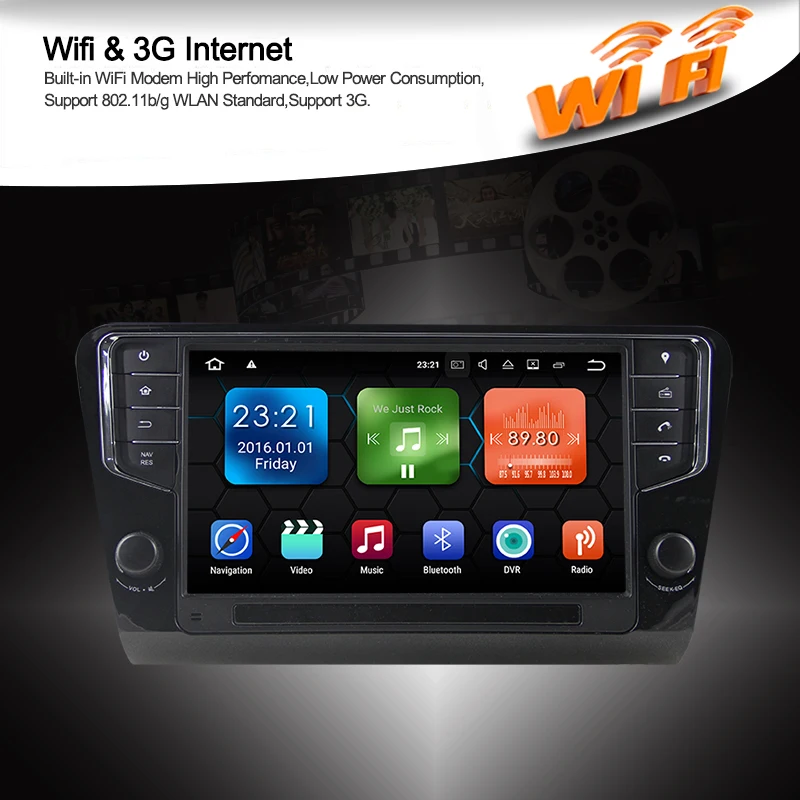 Cheap Ancluu 4G RAM Android 9.0 9" Car DVD Player For Skoda Octavia 2014 2015 2016 2017 Car Radio Stereo GPS with Wifi bluetooth 10
