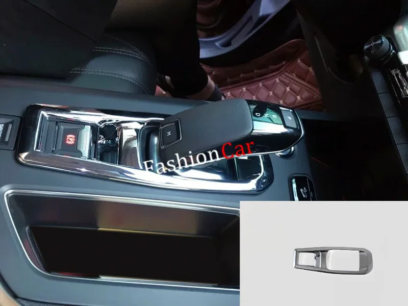 

For Peugeot 3008 GT 2017 2018 2019 1pcs Chrome Interior Gear shift frame cover car styling
