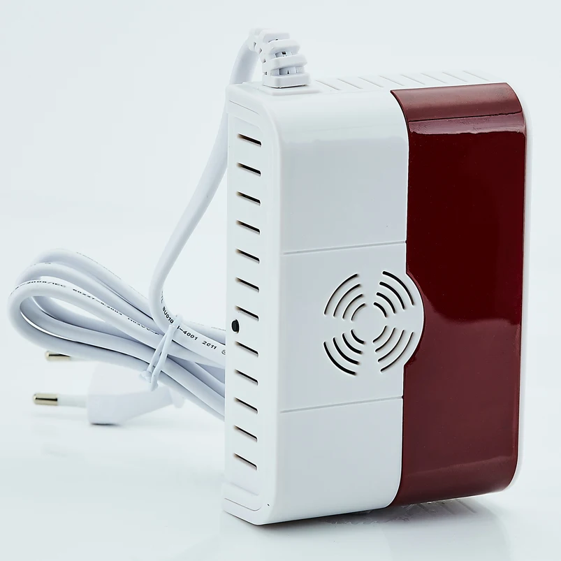 Goede Draadloze Brandbaar Gas CO Detector Sensor 433 MHz US 110 V EU 220 V Selecteerbare Standaard 220 V, gratis verzending