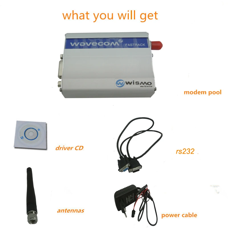 Последовательный Однопортовый Модем Wavecom GSM GPRS M1306B Q2406 модем для передачи данных с