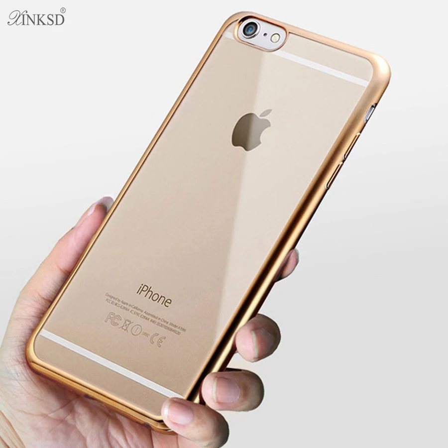 Soft Transparent TPU Cases for iPhone 6 Case 5s 6s 7 Plus Luxury Silicone Cover Coque for iPhone 7 Case 6 Plus Phone Cases(7)