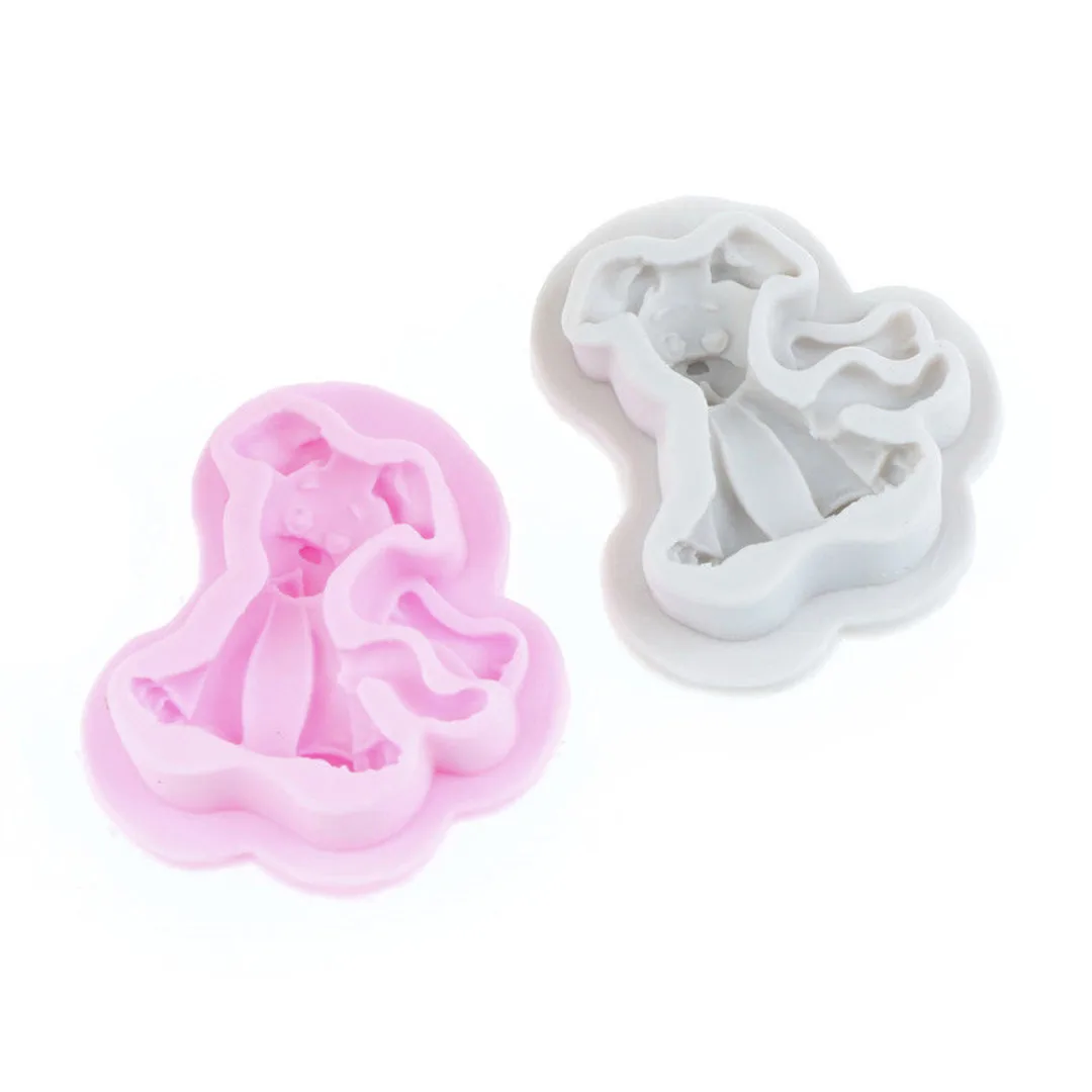 3D Dog Silicone Fondant Mold Cake Decoration Tools Chocolate Gumpaste Mould for Fondant, Gum Paste, Chocolate, Crafts