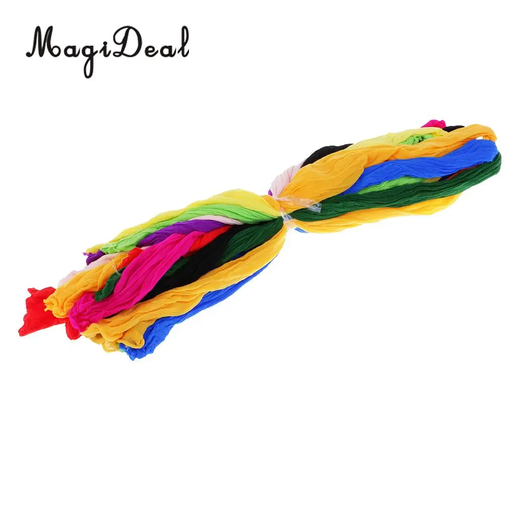 10Pcs Mixed Colors Nylon Floral Stocking Flower Making Accessory Handmade Diy Crafts