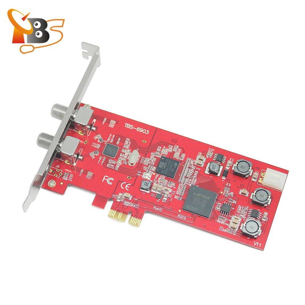 TBS6903 совместим с EUMETCast Professional DVB S2 тюнер PCIe Card поддерживает CCM ACM VCM мультивходной