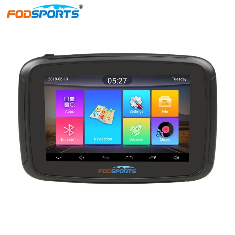 Fodsports мотоцикл навигация RAM 1G ROM 16G Android 6 0 IPX7 водонепроницаемый GPS транкер WIFI Bluetooth