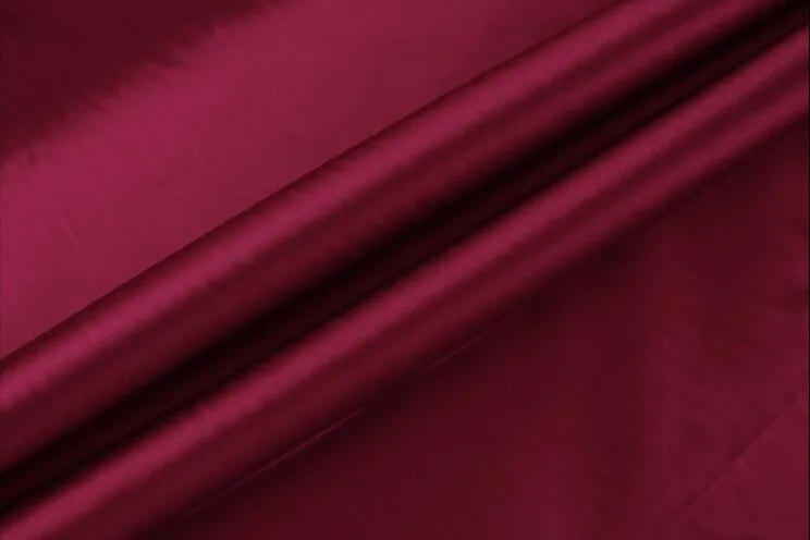 stretch satin dark red