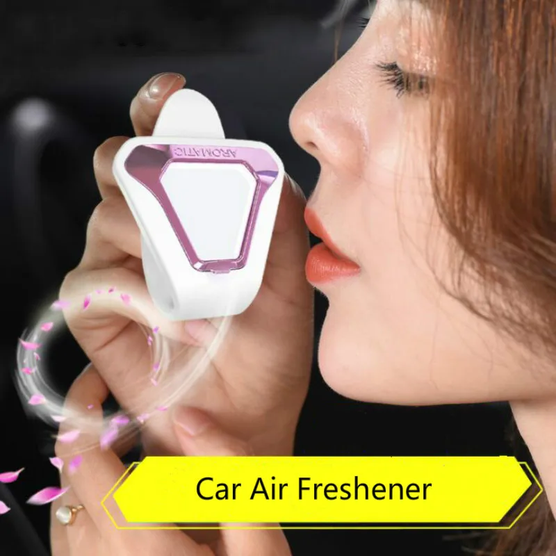 

Car Air Freshener Solid Perfume Air Freshener Clip For Sun Visor Men Decoration Auto Fragrance Perfume Interior Accessories