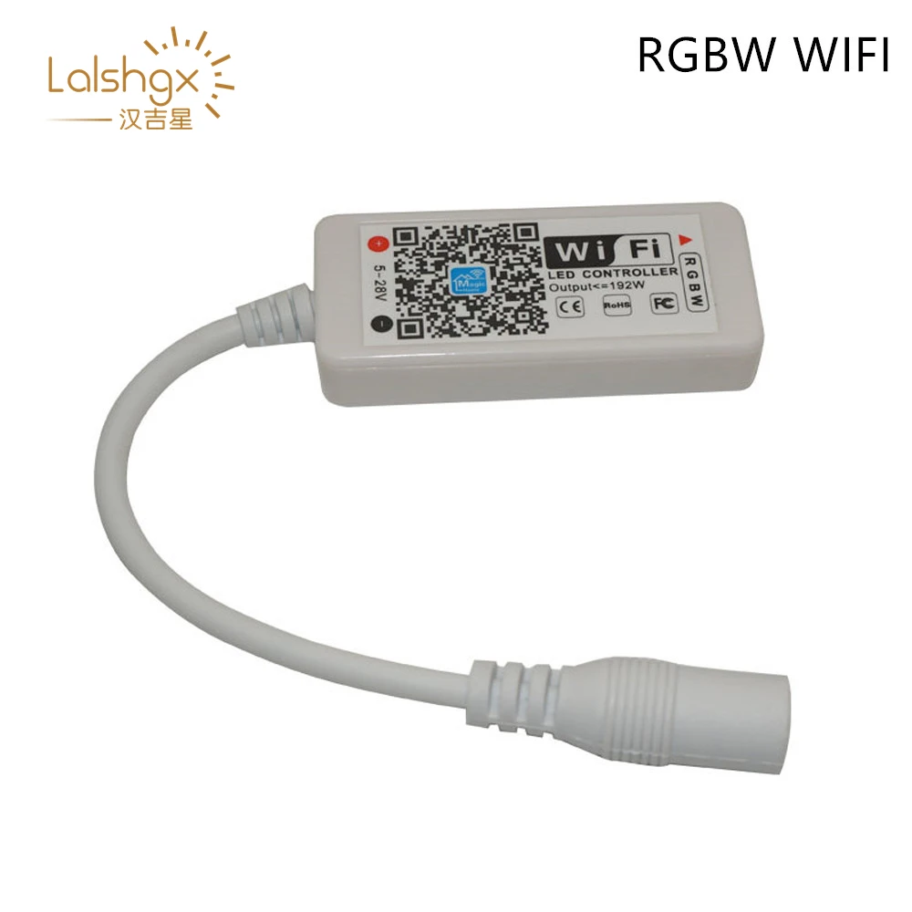 DC12-24V мини wifi RGB/RGBW/RGBCW СВЕТОДИОДНЫЙ Контроллер таймера IR RF пульт дистанционного управления музыкой от Alexa Google домашний телефон wifi контроллер