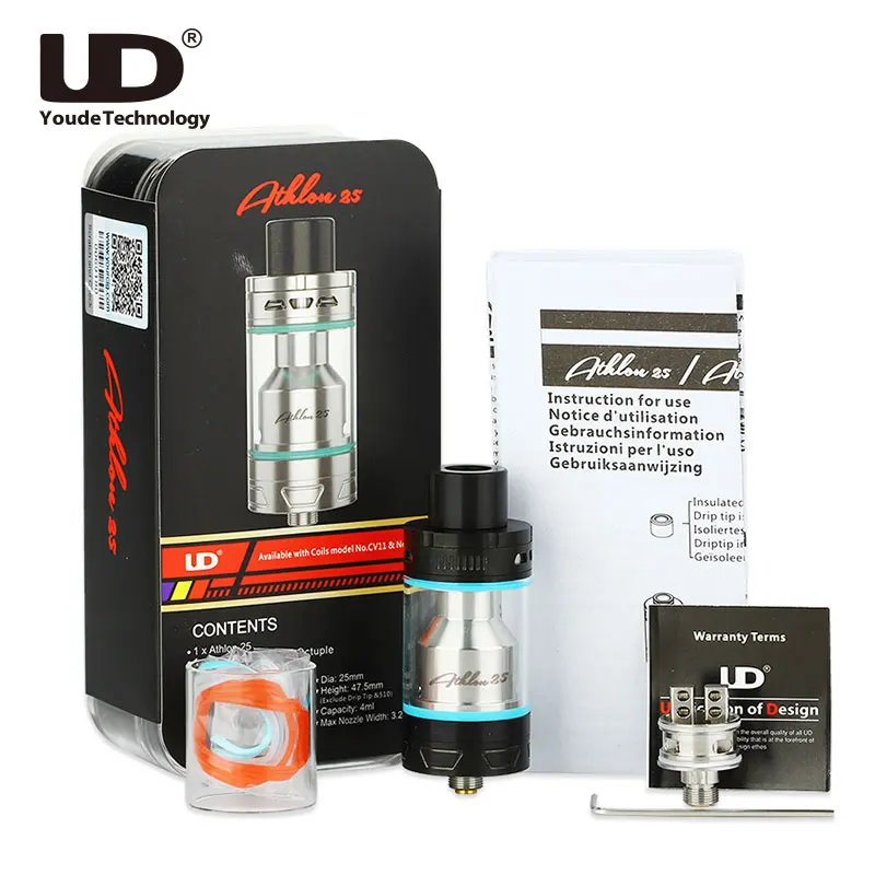 Original UD Athlon 25 RTA Tank 4ml Sub Ohm Atomizer 0