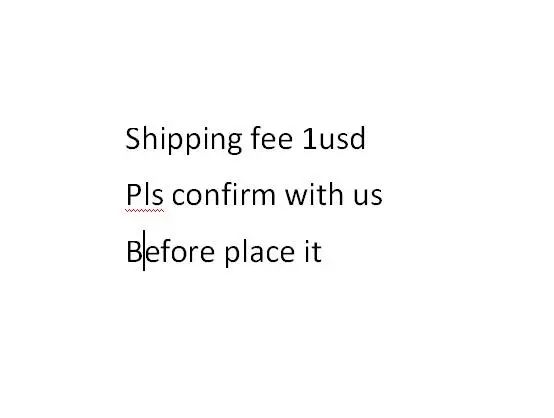 1 USD For Extra Shipping Cost Shipping Fees By Customers