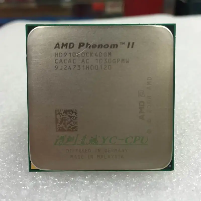 AMD Phenom X4 910E 2.6 ГГц HD910EOCK4DGM Четырехъядерный ПРОЦЕССОР Процессор 65 Вт Socket AM3 938pin