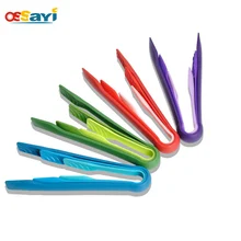 3 Pieces/set Kitchen Plastic Food Tongs Bread Clamp BBQ Tong Multi-functional Salad Roasting Barbecue Clip Kitchen Tools