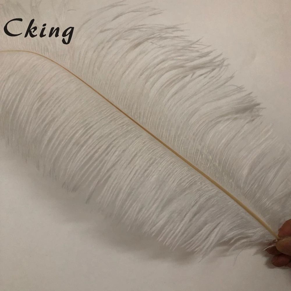 Cking 100 шт./лот 15 60 см 6 24 дюйма белые перышки страуса для творчества карнавальные