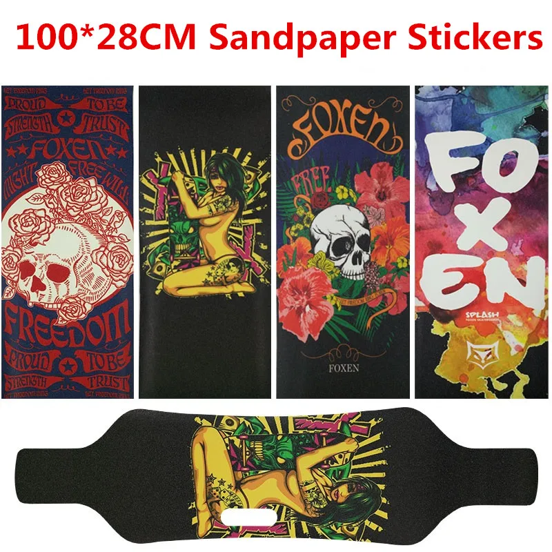 

Daibot Electric Skateboard Hoverboard Anti - skid Sticker Sandpaper Protector Stickers for four wheels Electric Longboard