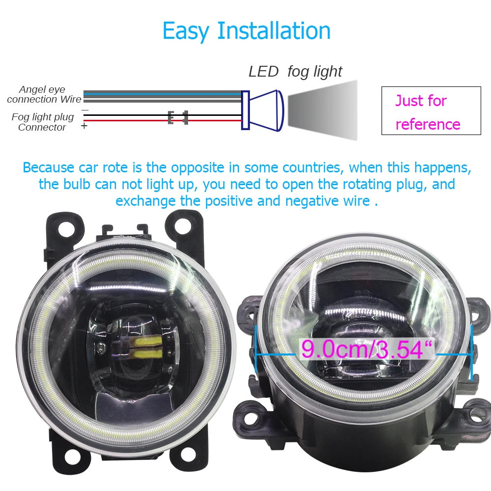 Buildreamen2 для Ford Mondeo Fusion автомобильный 4000лм светодиодный противотуманный светильник объектив ангел глаз DRL Дневной ходовой светильник 12 в 2013