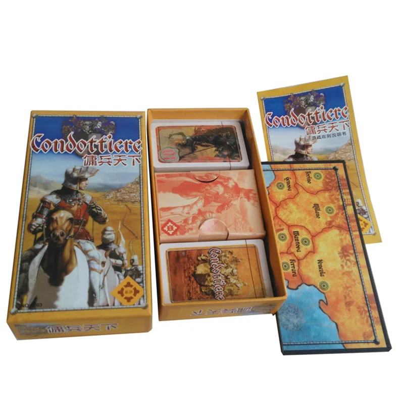 2-6 Players Condottiere Board Game Full Set Funny Board With Family/Friend