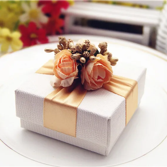 

hard paper deliver with finished favor box and flower , 20 pcs/lot ,BY180711