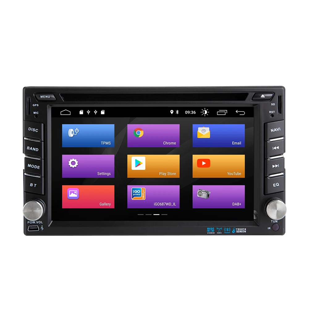 Discount AutoRadio 2 din Android 9.0 Car Head Unit For Nissan Note Qashqai Xtrail Almera 3 Multimedia Audio Tape Recorder GPS Navigation 1