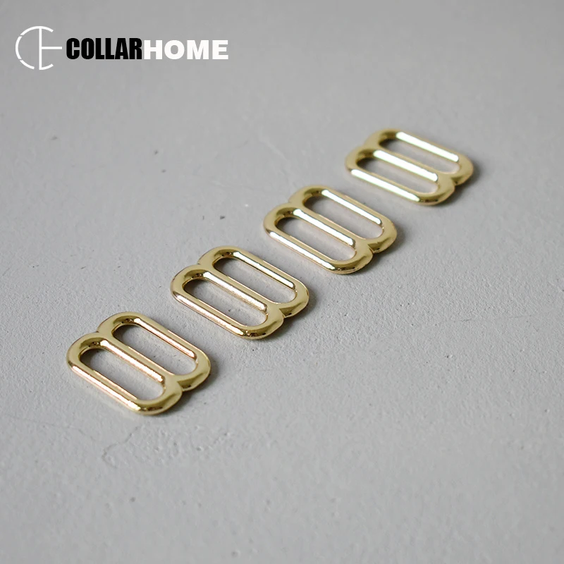 metal adjustable buckle slides tri-glides adjuster slider 20mm cat dog collar straps belt pin buckles DIY accessories