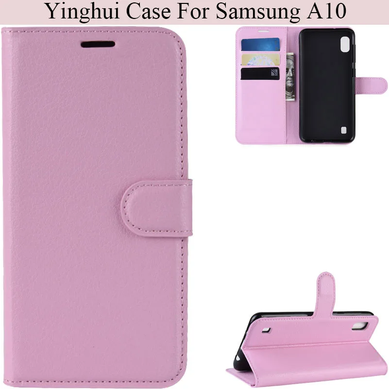 

YINGHUI Magnetic Wallet Pu Leather Phone Case For Samsung Galaxy A10 A40
