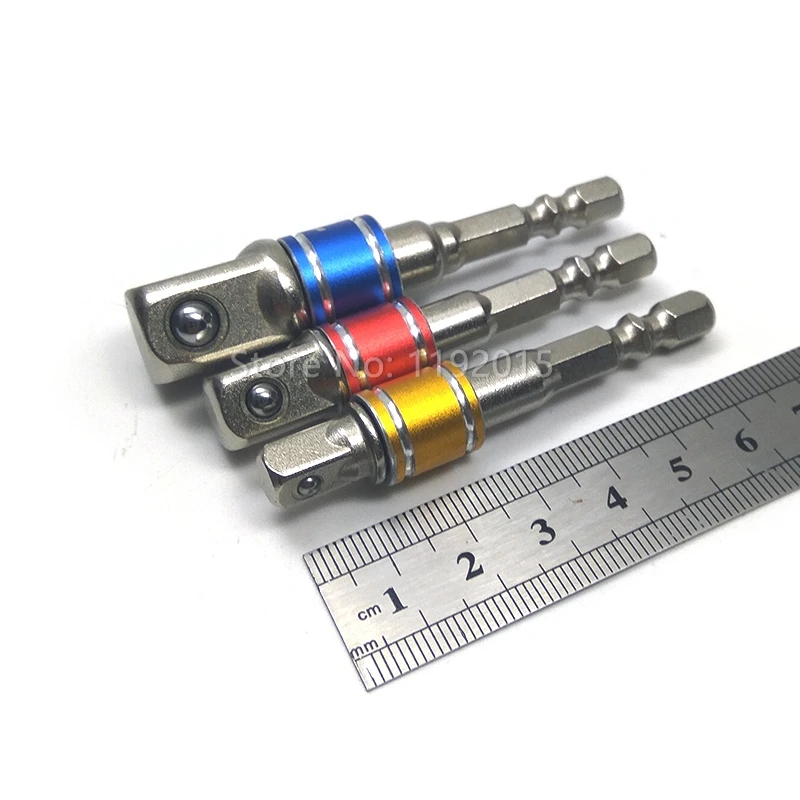 ZtDpLsd 3 шт. 1/4 &quot3/8&quot 1/2 &quotпривод сверло шестигранный ключ муфта удлинитель цветная