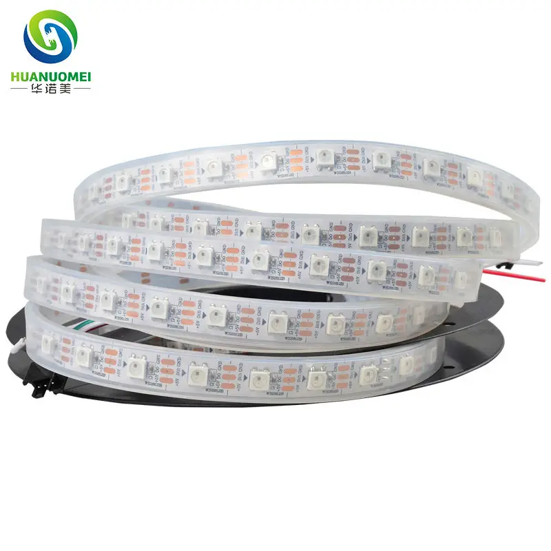 5M 74 светодиодный s/m WS2812B полосы WS2812 5050 SMD RGB пикселей Лента WS2811 Arduino цифровые